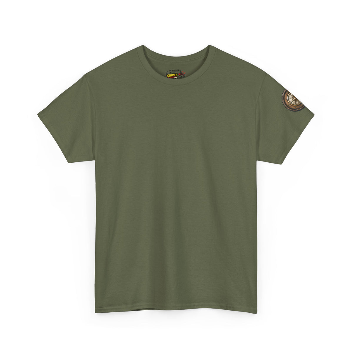 Color: Military Green | Barrel & Compass Brewing Premium Graphic Tee