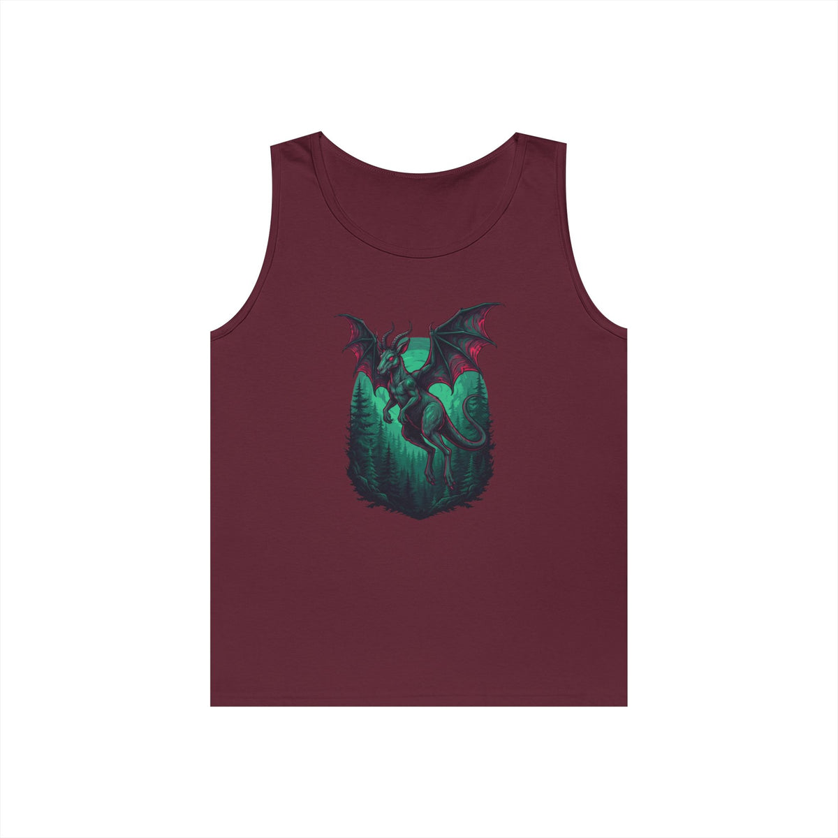 Color: Maroon | The Jersey Devil (New Jersey, USA) Tank Top