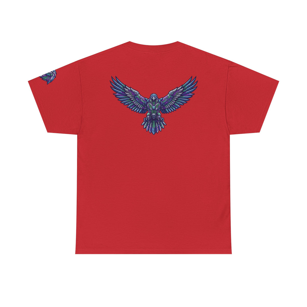 Color: Red | Cyber Falcon Premium Graphic Tee