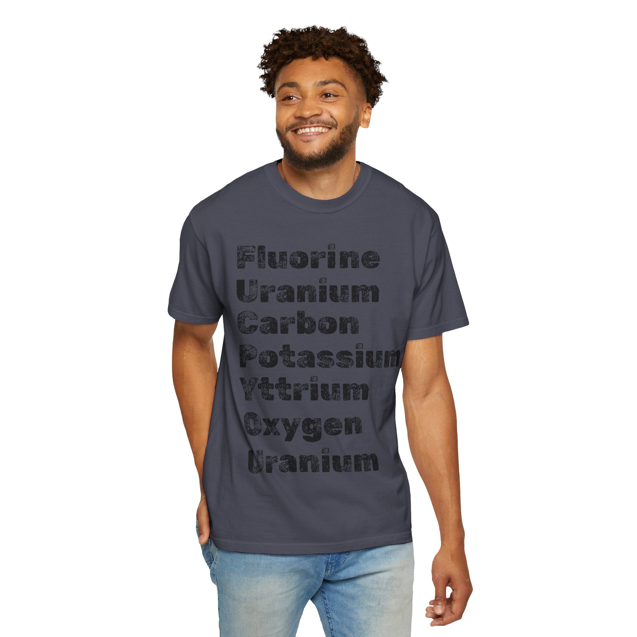 "Periodic Salt" Unisex Garment-Dyed T-shirt