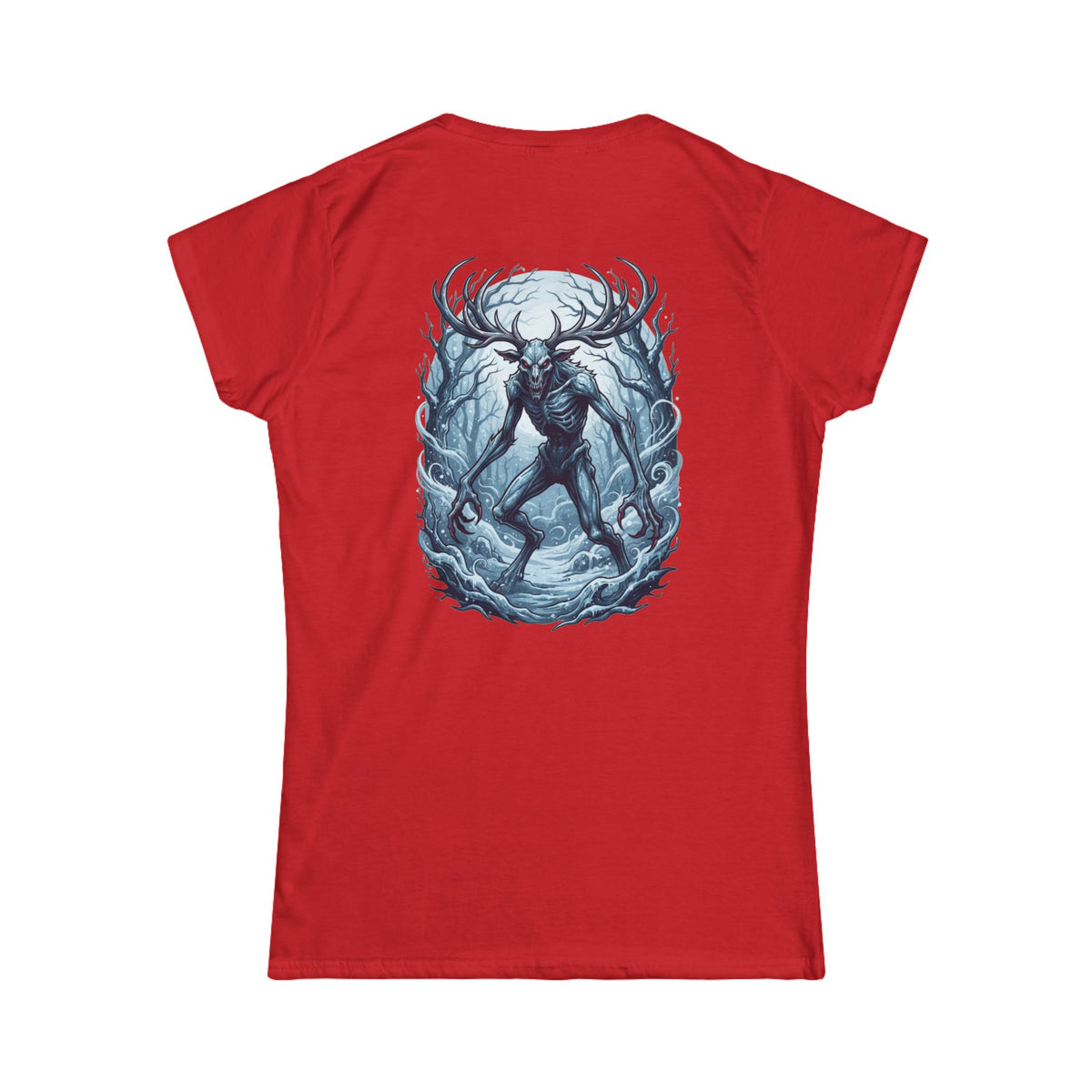 Color: Red | Wendigo (Algonquian Folklore) Women's Tee