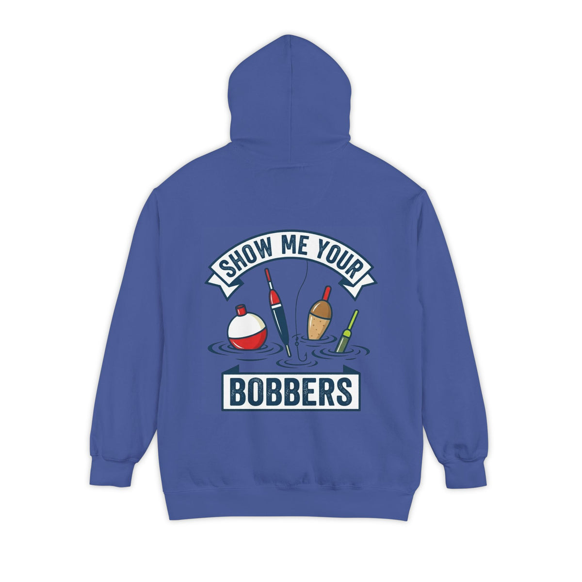 Color: Flo Blue | Show Me Your Bobber Garment-Dyed Hoodie