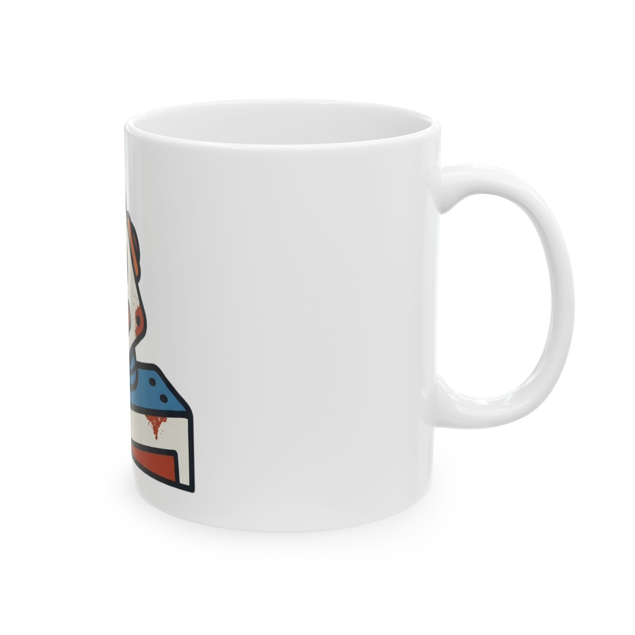 "Sex Machine" White Ceramic Mug — Graphic