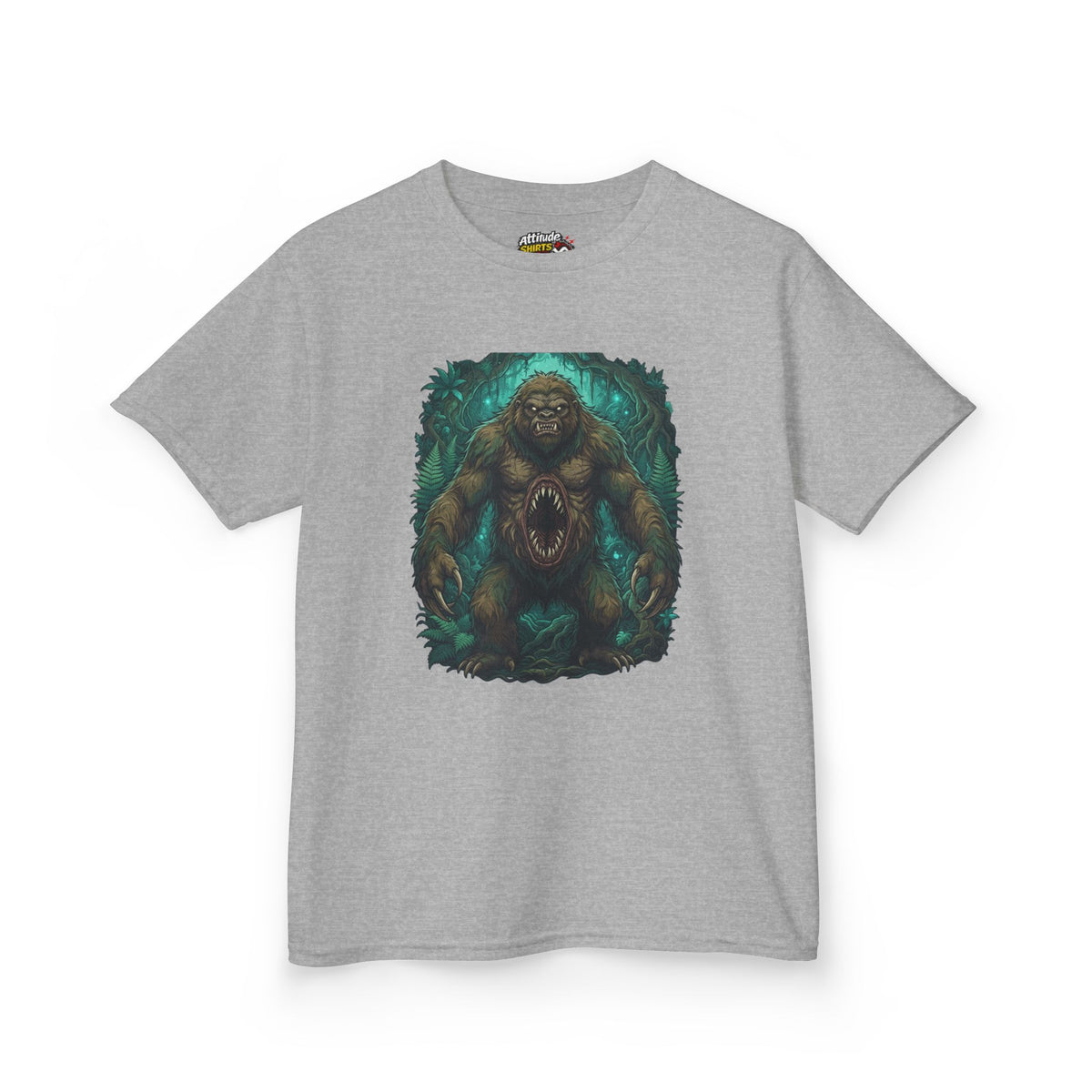 Color: Sport Grey | Mapinguari (Amazon Rainforest) Kids Tee