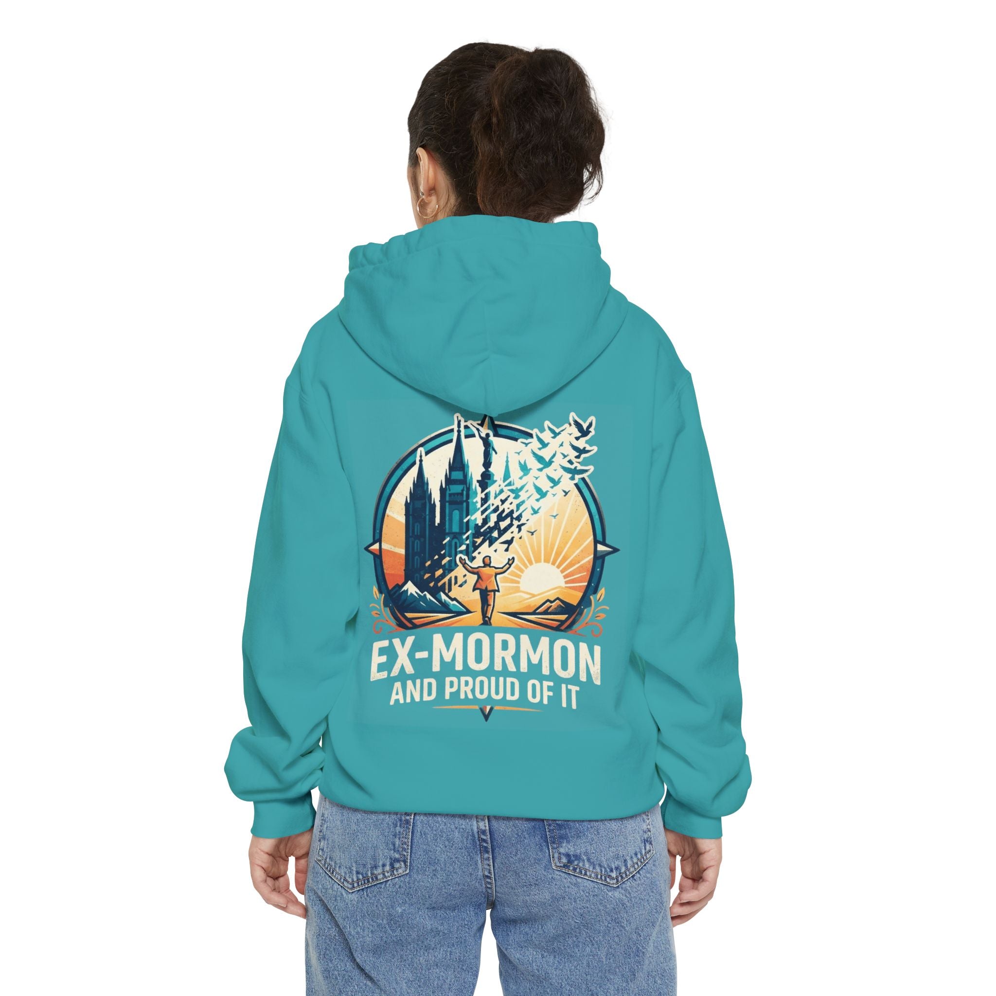 "Ex Mormon" Garment-Dyed Hoodie