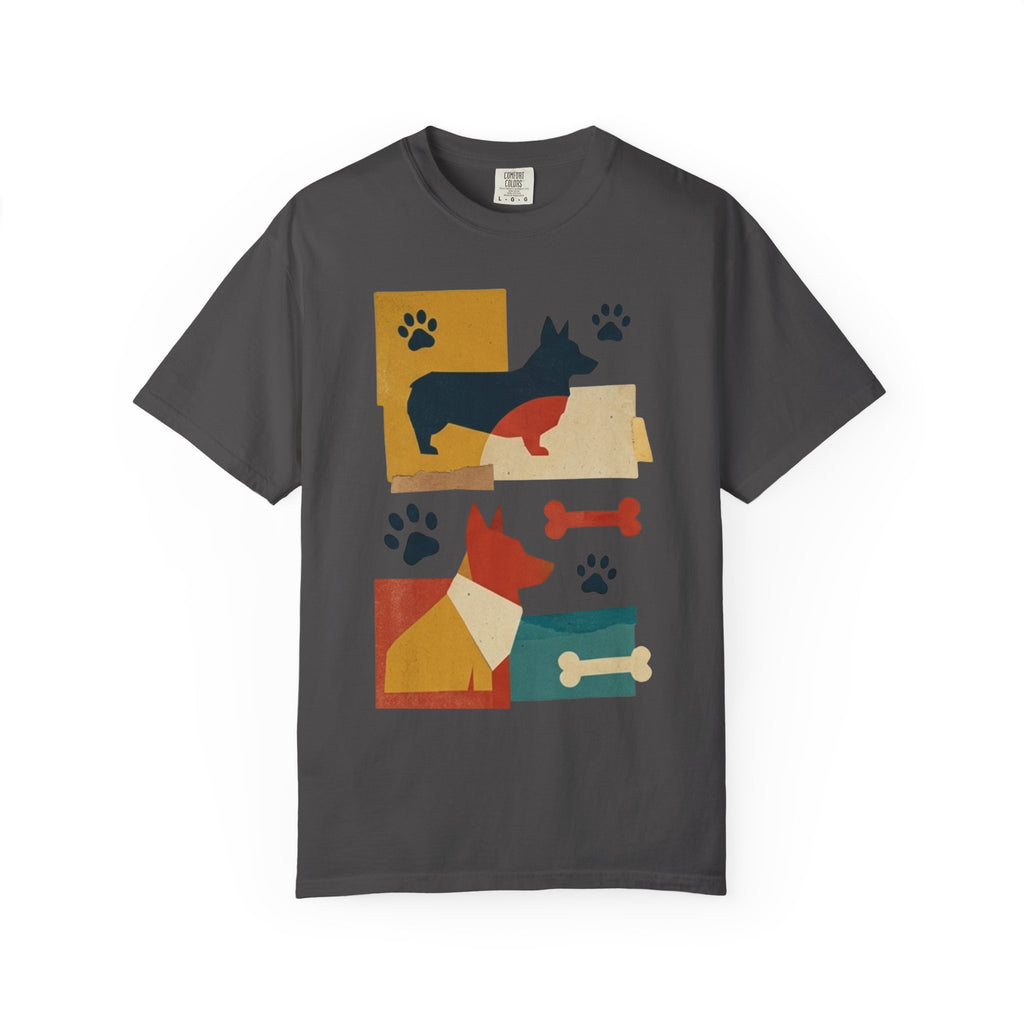 "Dogs and Bones" Unisex Garment-Dyed Tee