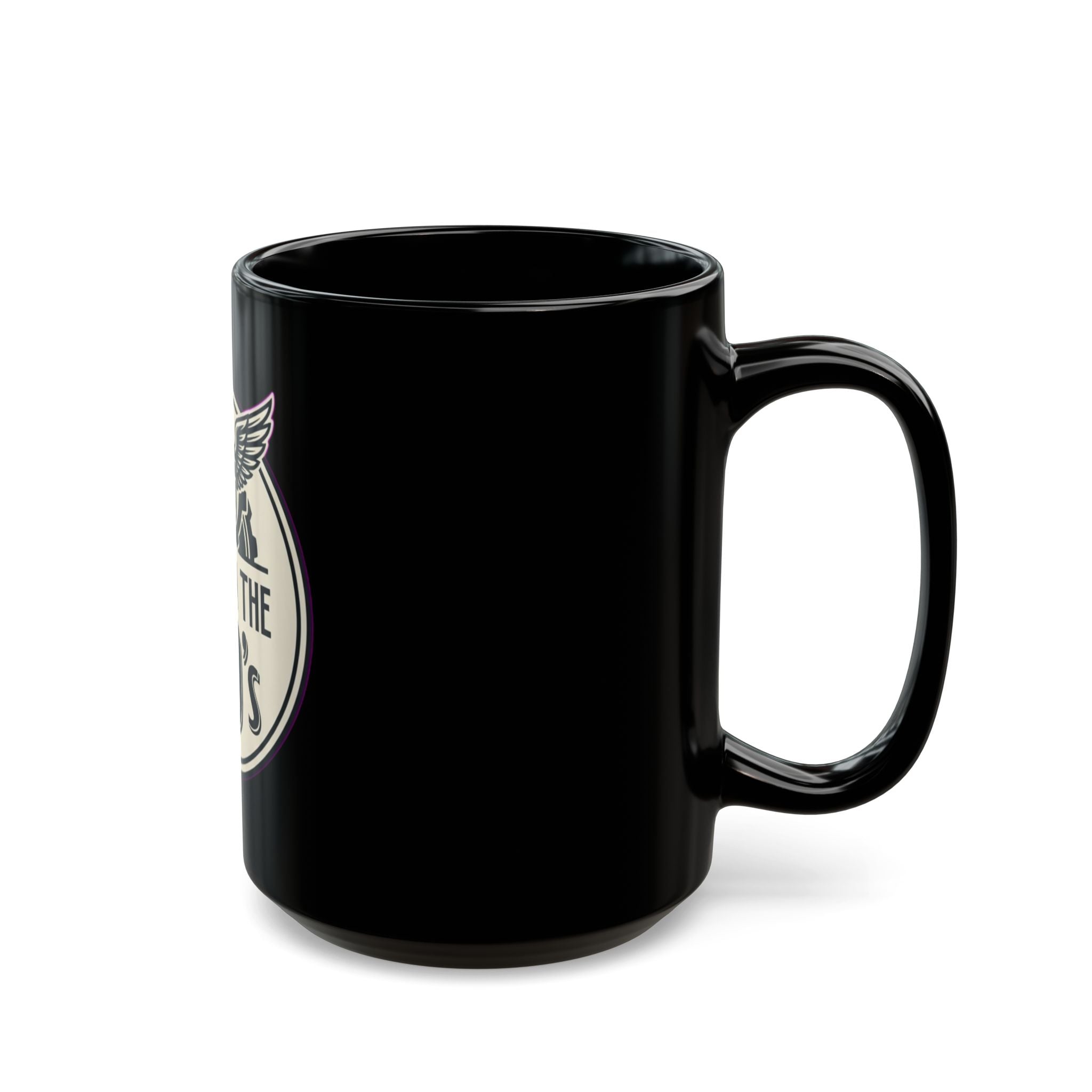"Made in the 40's" Black Ceramic Mug — Graphic