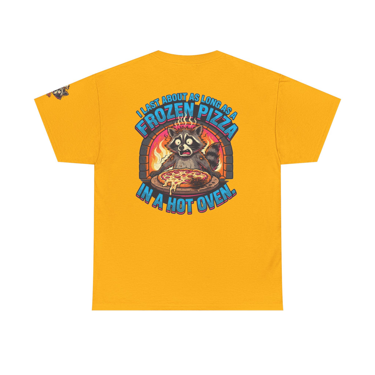 Color: Gold | Frozen Pizza in a Hot Oven Premium Graphic Tee