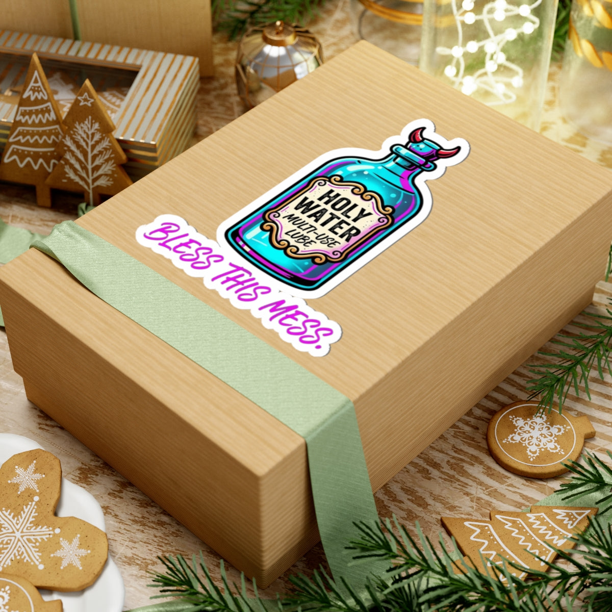 "Holy Lube" Sticker — Main
