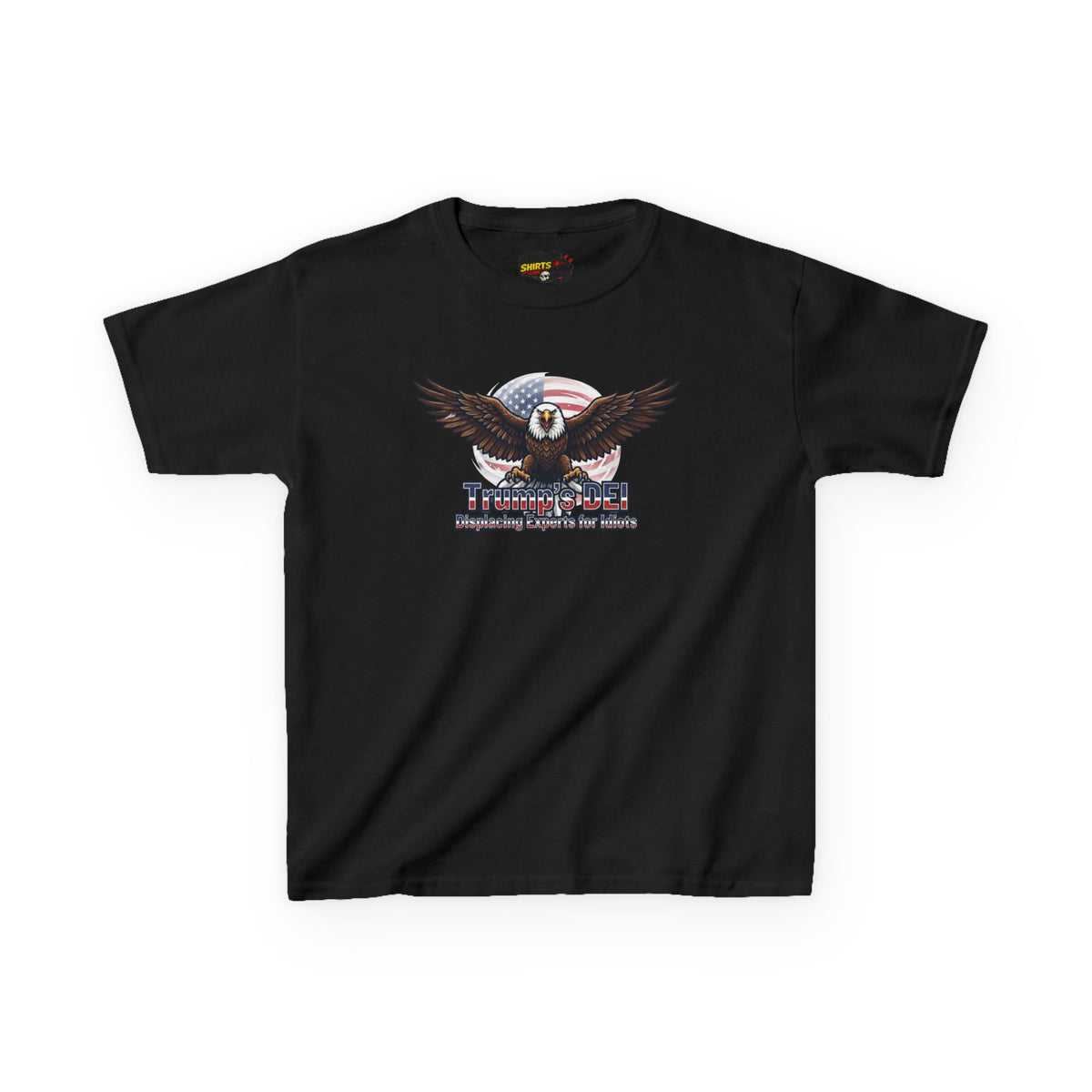 Color: Black | Trumps DEI Kids Tee
