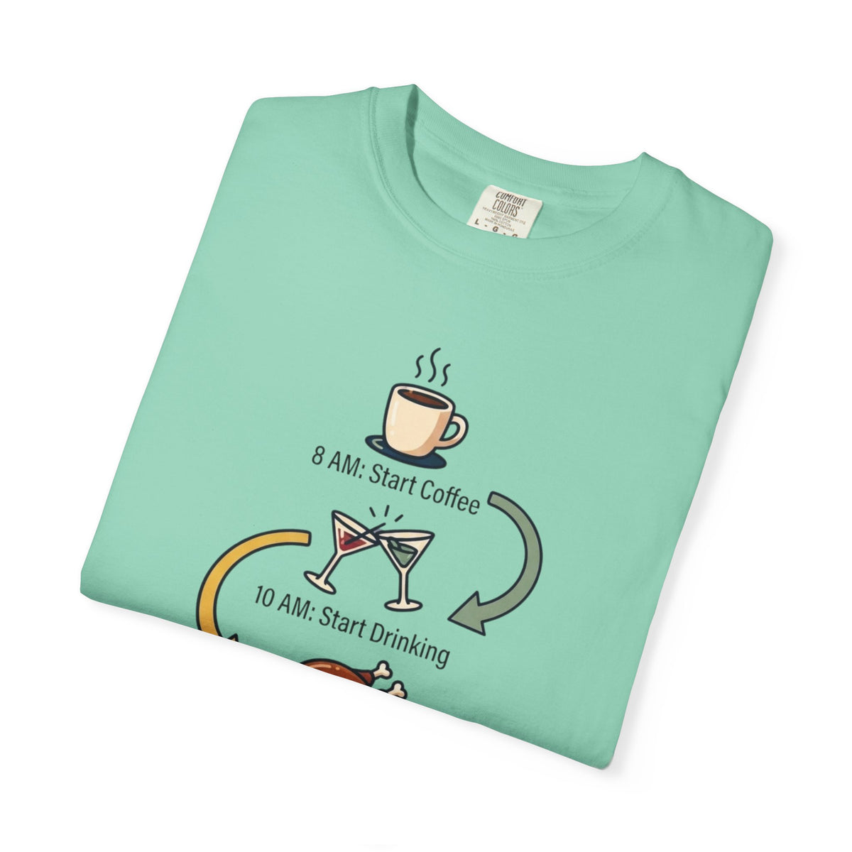 Thanksgiving Regrets Unisex Garment-Dyed Tee
