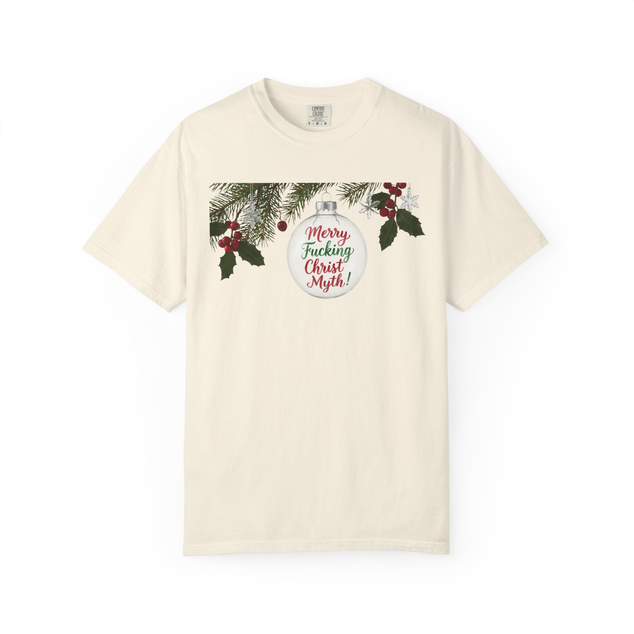 "MF Christ Myth" Unisex Garment-Dyed T-shirt