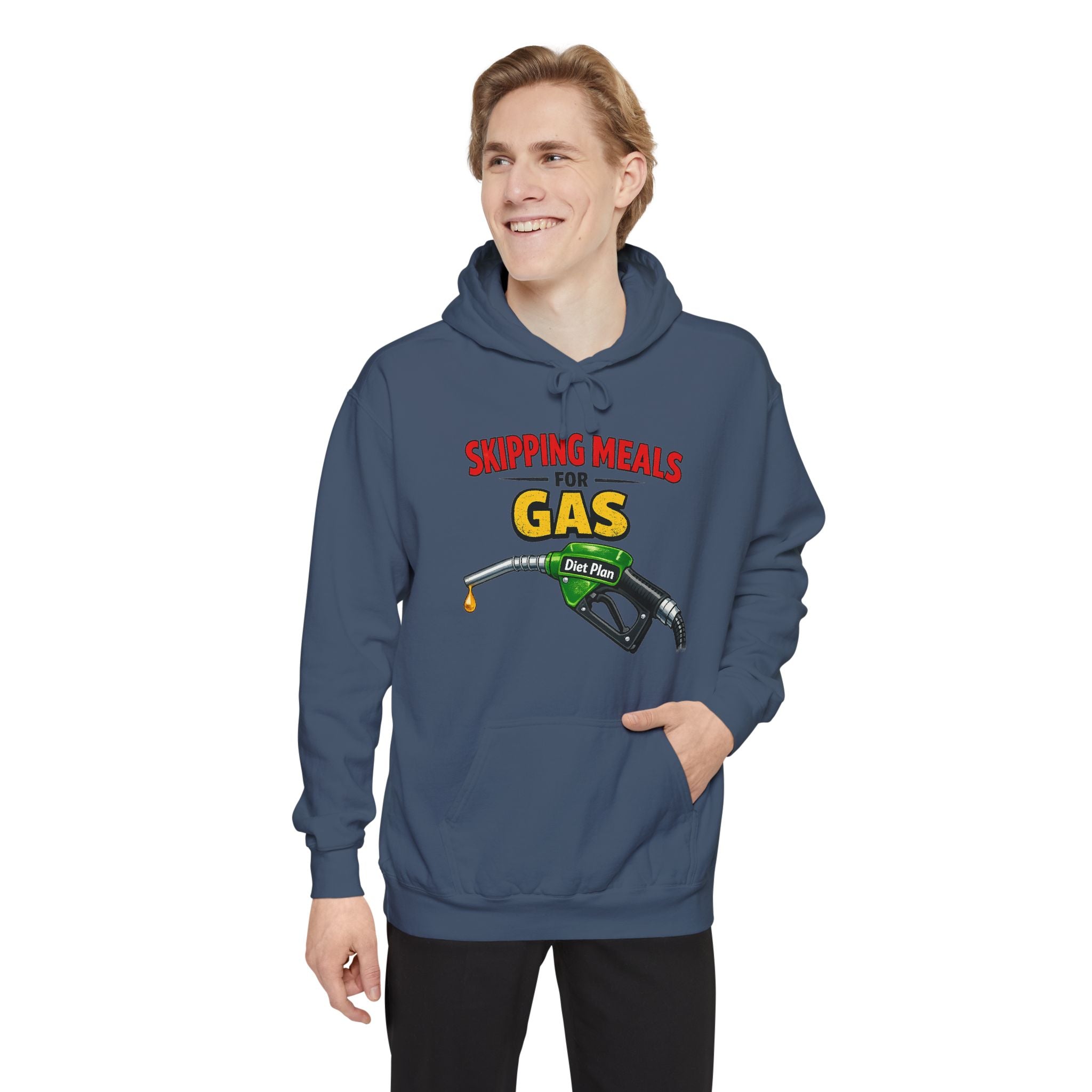 My Gas Diet Plan | Garment-Dyed Hoodie — AttitudeShirts