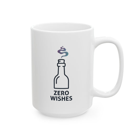 "Release the Genie" White Ceramic Mug — Graphic