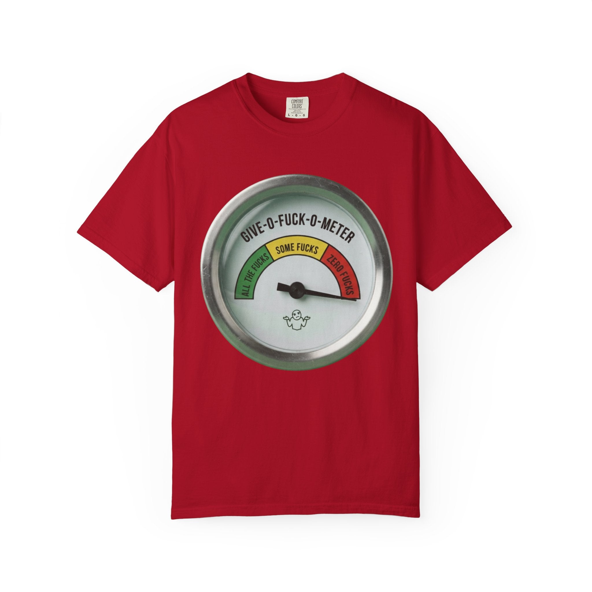 "Fuck-O-Meter" Unisex Garment-Dyed Tee