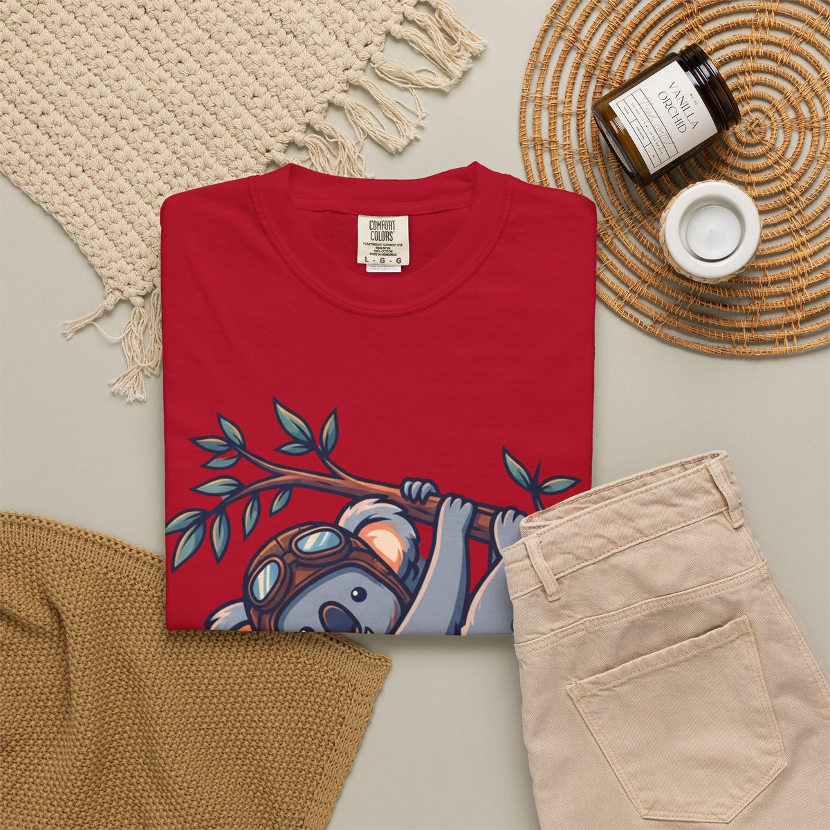 "Koala Credible" Unisex Garment-Dyed Tee