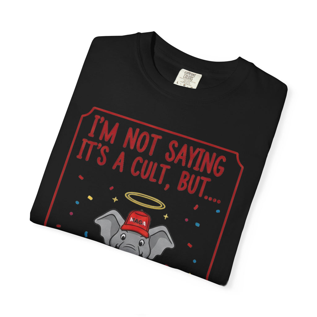 Red Hat Intervention Shirt | Garment-Dyed Tee — AttitudeShirts