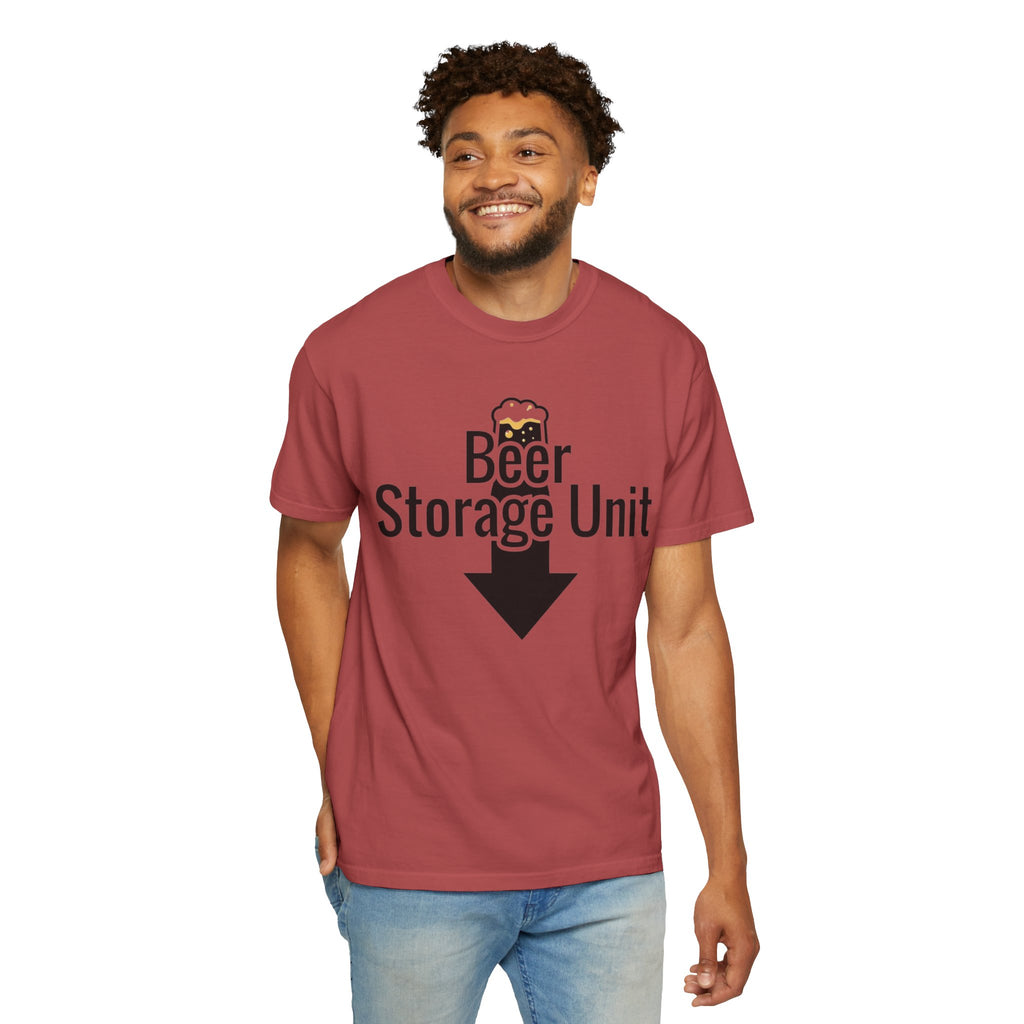 "Beer Storage Unit 2" Unisex Garment-Dyed T-shirt