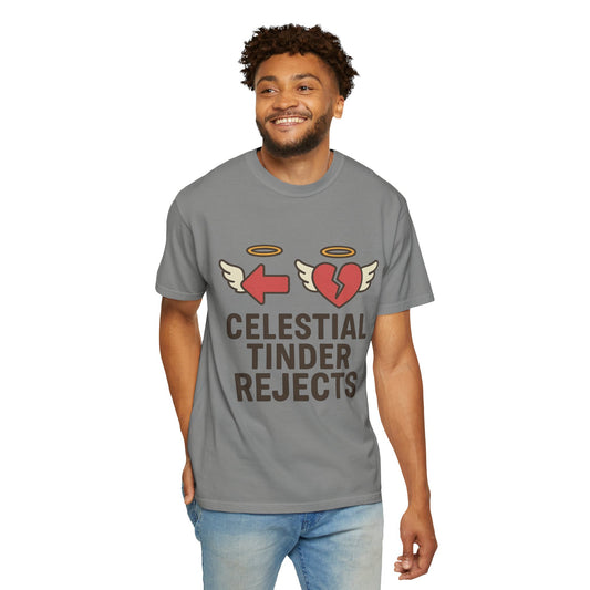 "Celestial Tinde Rejects" Unisex Garment-Dyed T-shirt