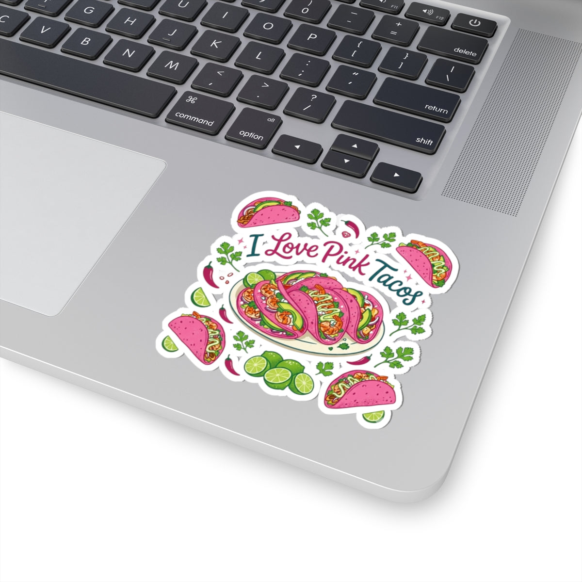 "I Love Pink Tacos" Sticker — Main