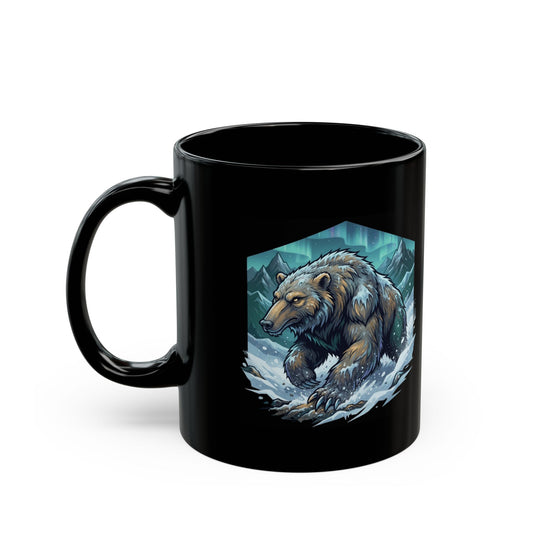"Alioat (Siberian Folklore)" Black Ceramic Mug
