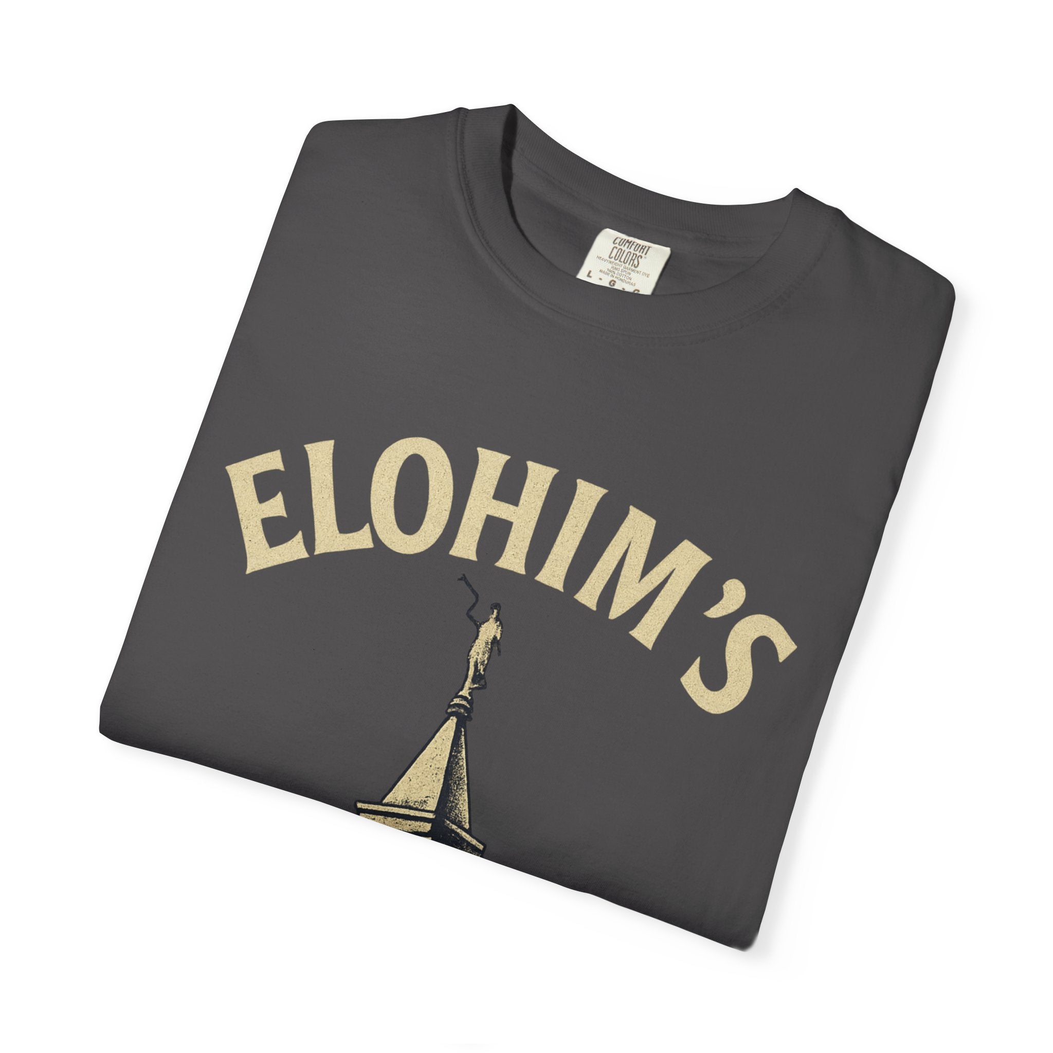 "Elohim's Favorite Apostate" Unisex Garment-Dyed T-shirt