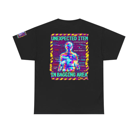Color: Black | Unexpected Item In Bagging Area Premium Graphic Tee