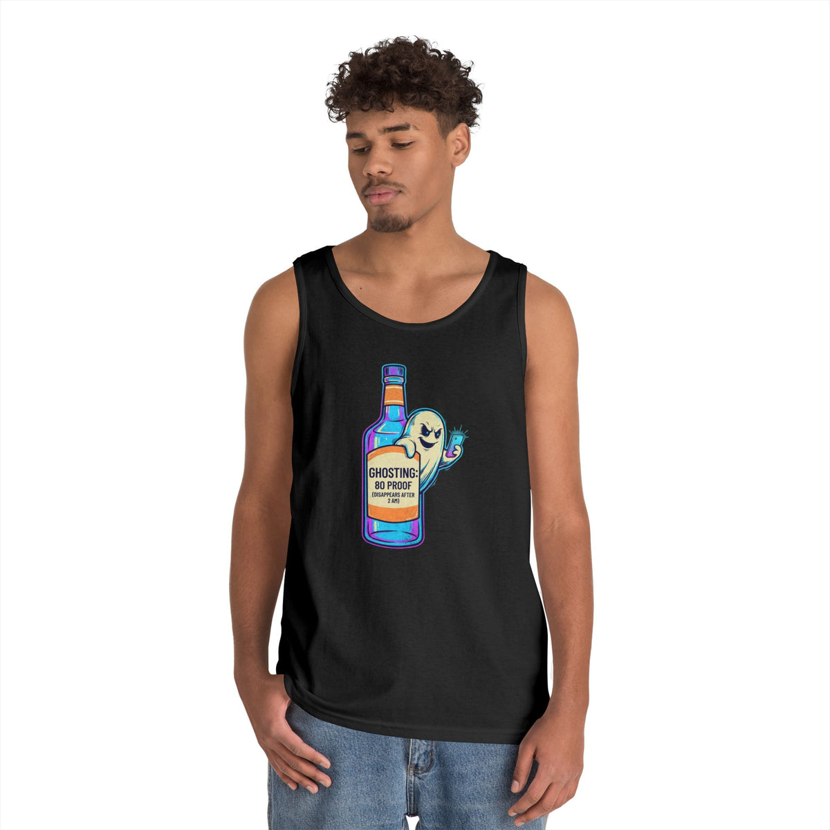 Color: Black | Ghosting Tank Top