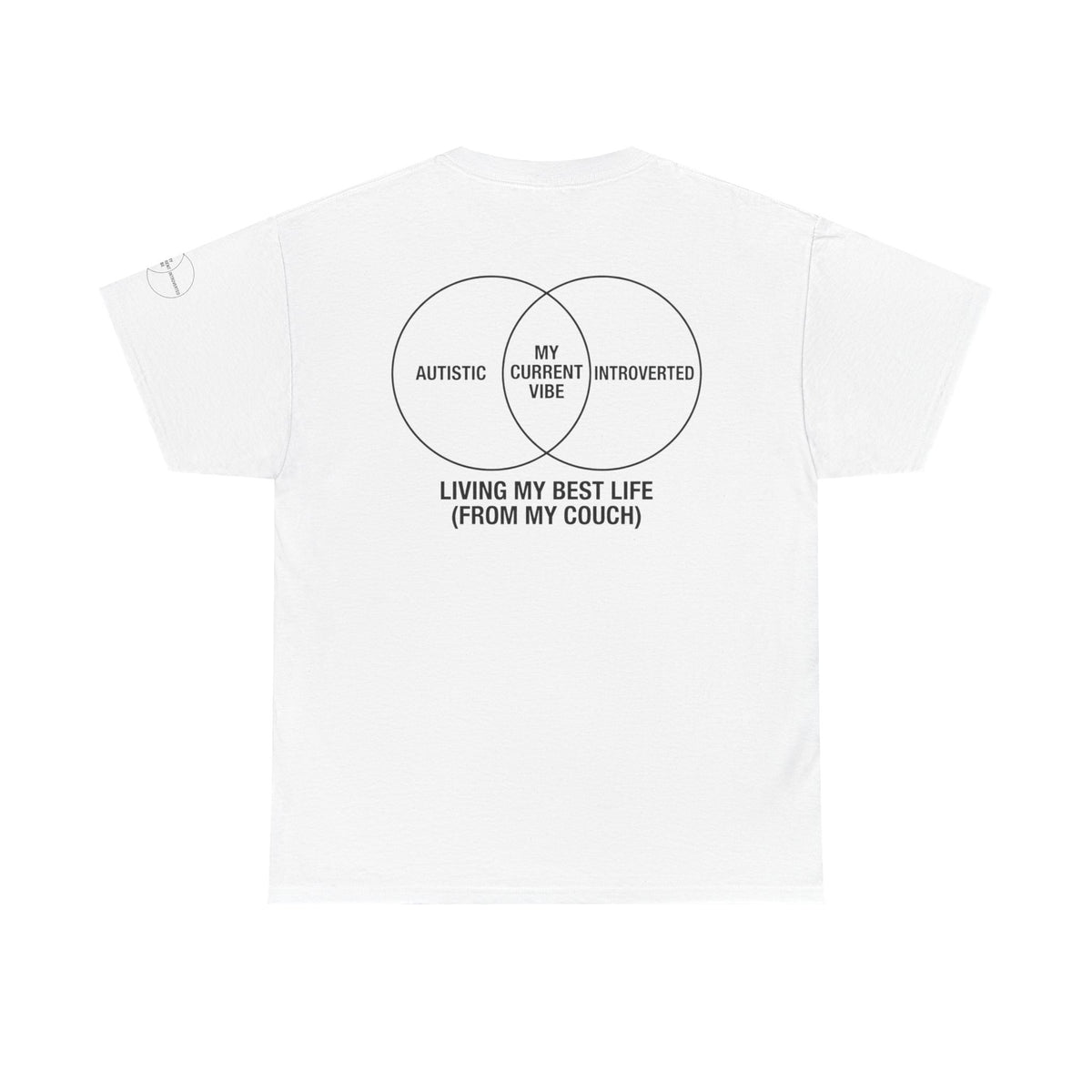Color: White | Living My Best Life Premium Graphic Tee