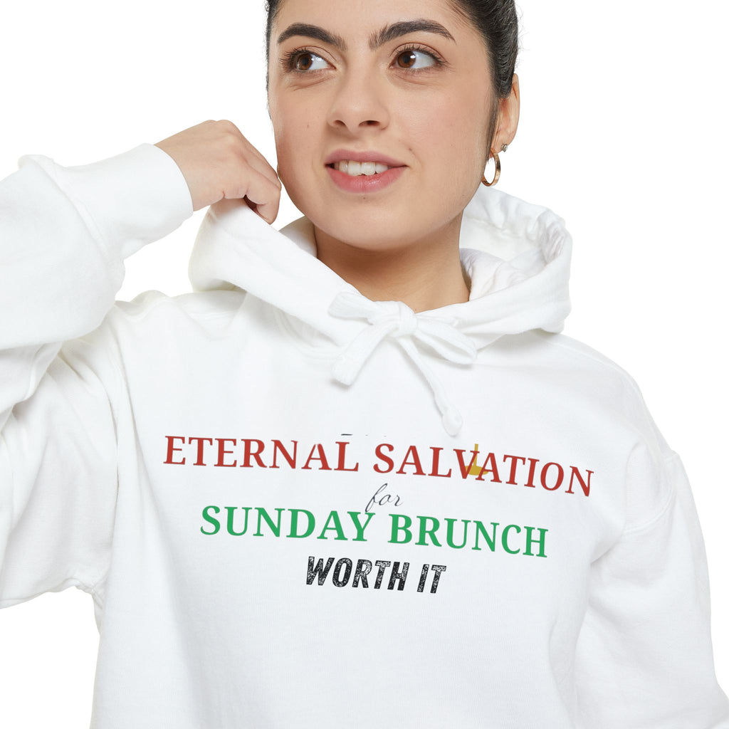 Brunch So Hard | Garment-Dyed Hoodie — AttitudeShirts