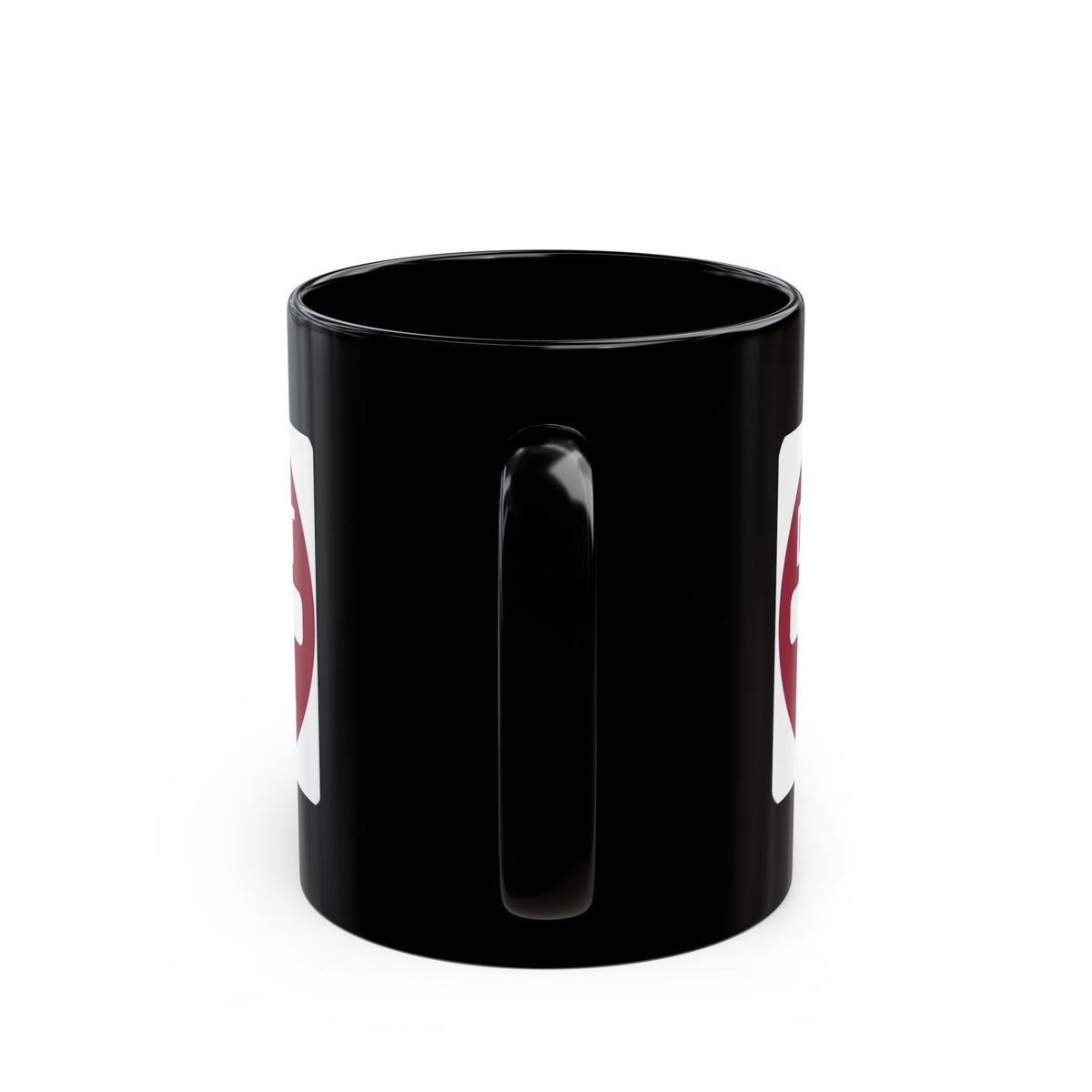 "I Cooked I Ate" Black Ceramic Mug — Graphic