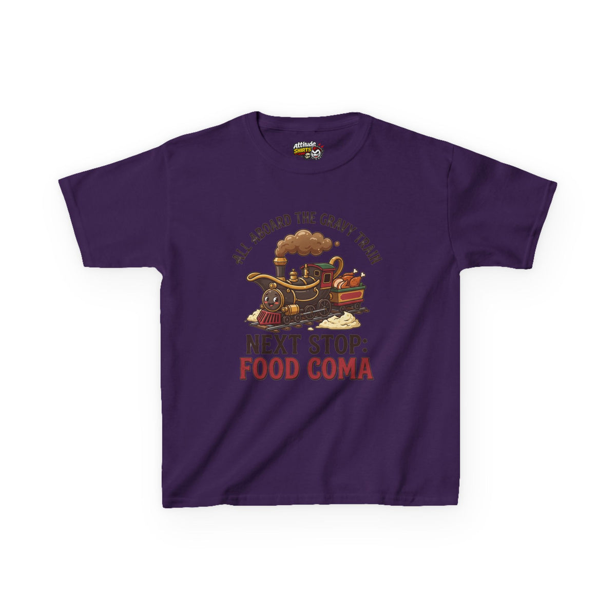 "Next Stop Food Coma" Kids Tee