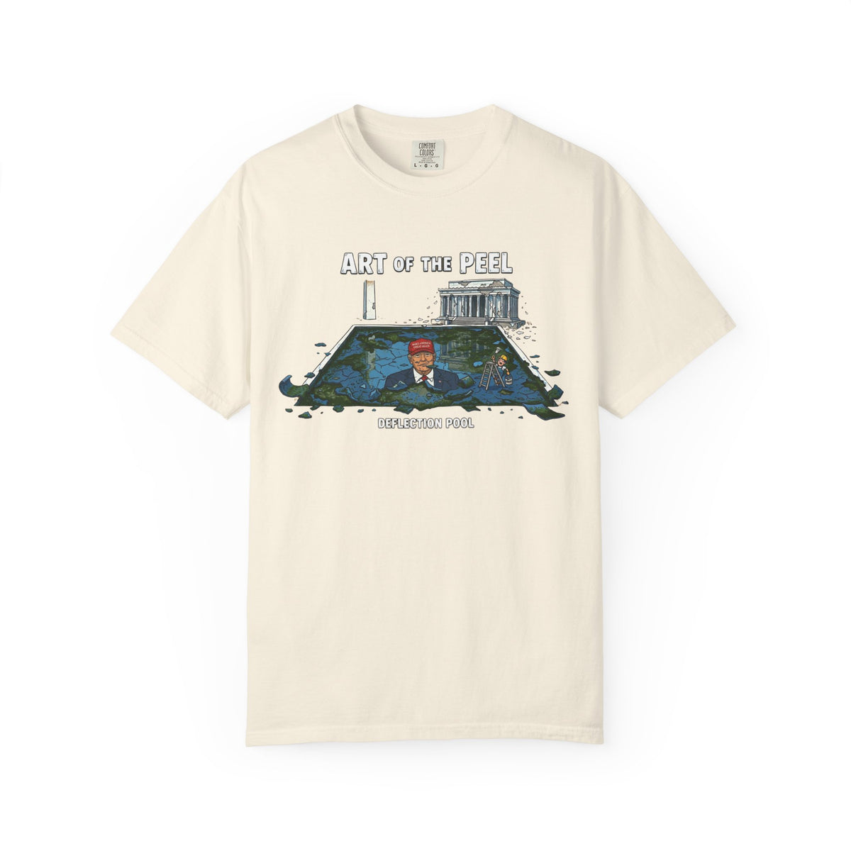 Color: Ivory | Art of The Peel Unisex Garment-Dyed Tee
