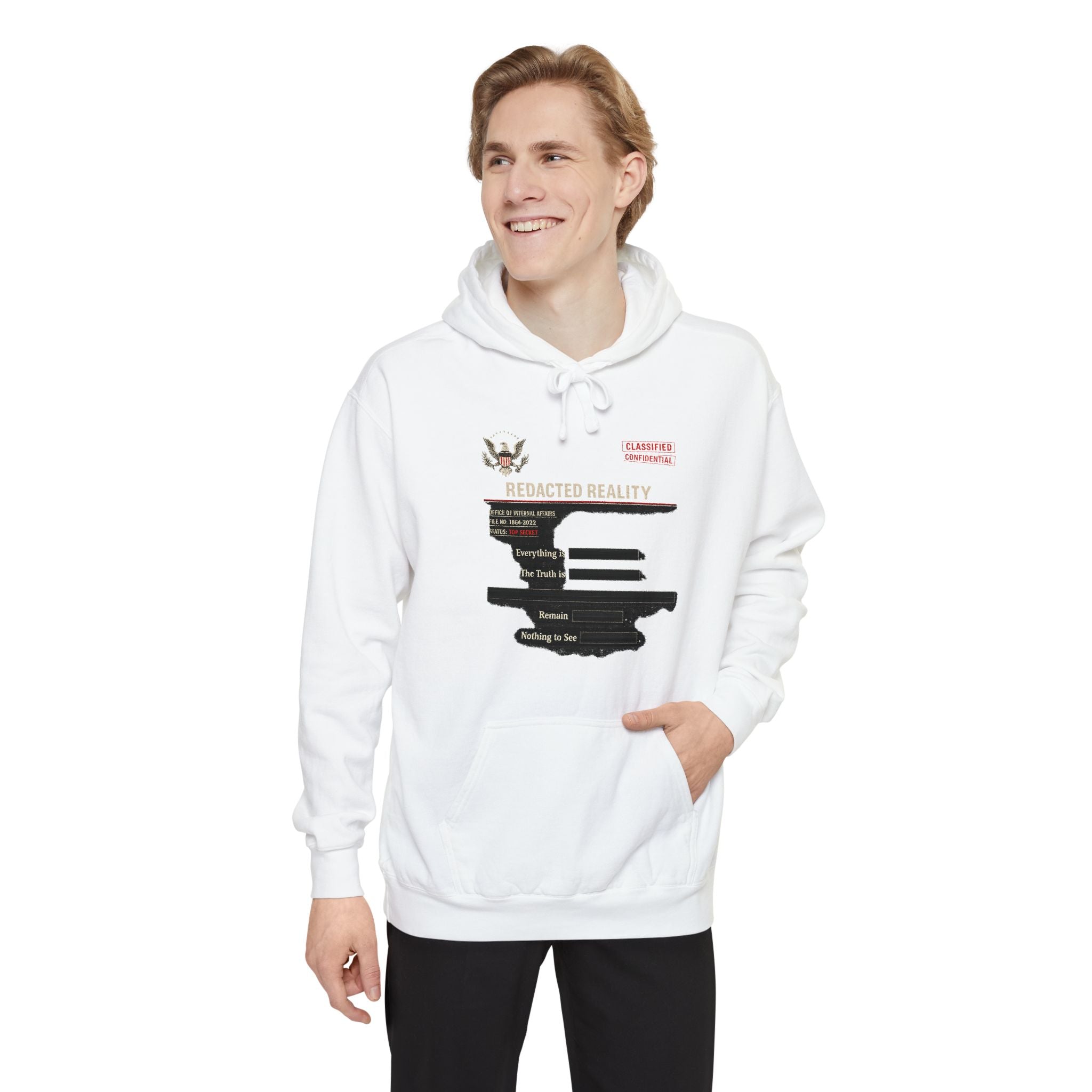 Unfiltered & Unapologetic | Garment-Dyed Hoodie — AttitudeShirts