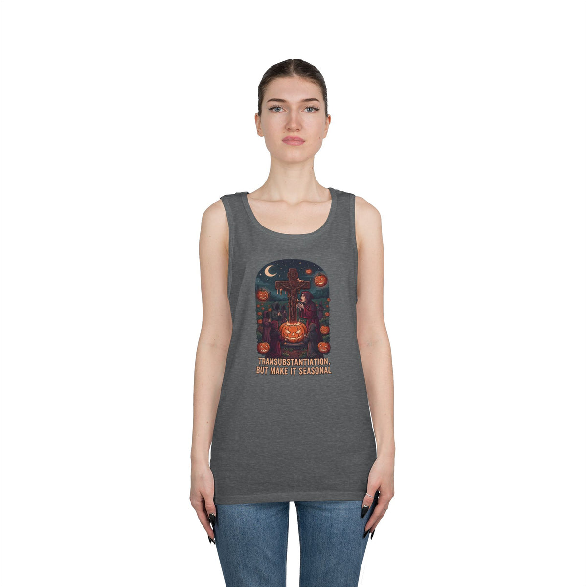 Color: Graphite Heather | Seasonal Transubstantiation Tank Top