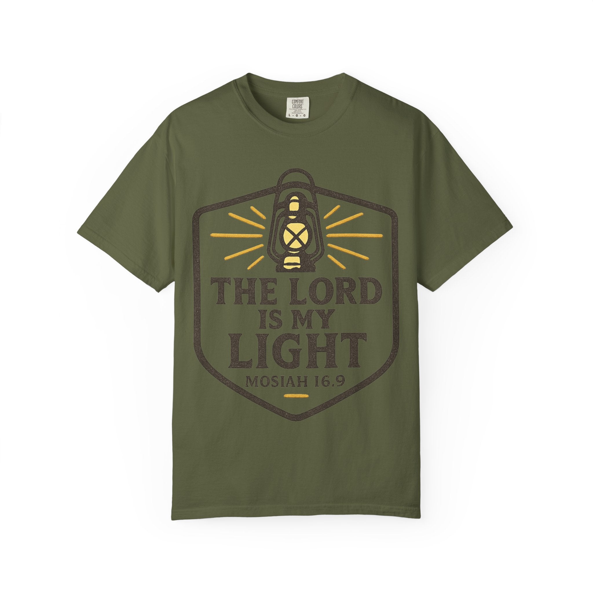 "The Lord is My Light" Unisex Garment-Dyed T-shirt