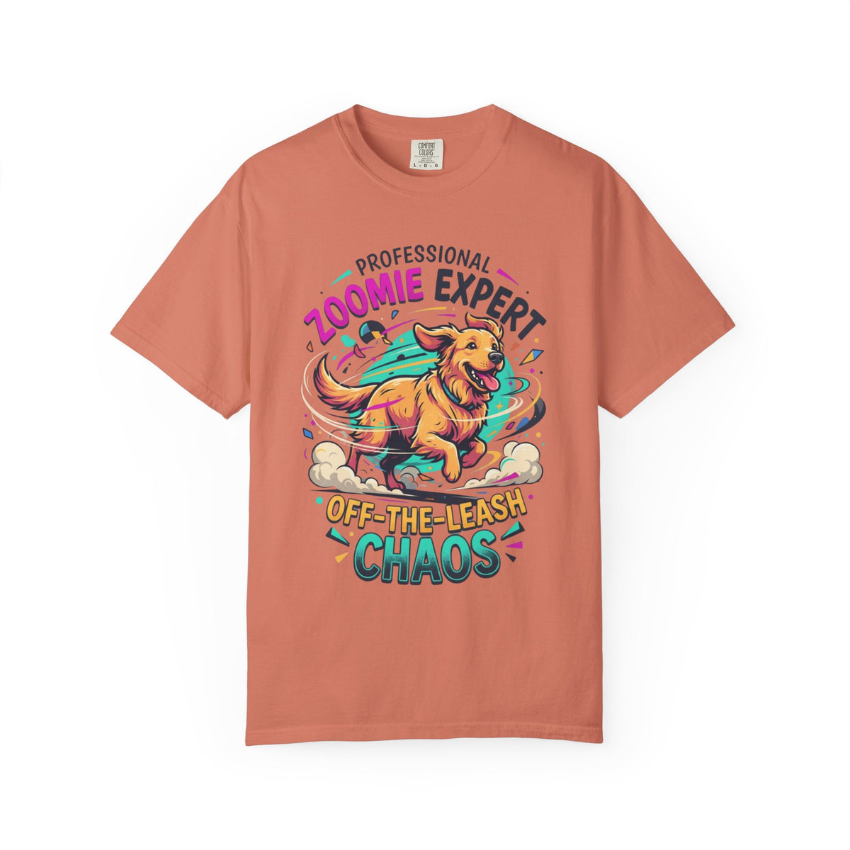 Color: Terracotta | Professional Zoomie Expert Unisex Garment-Dyed Tee