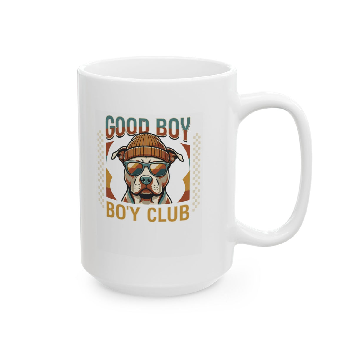 "Good Boy Bo'y Club" White Ceramic Mug