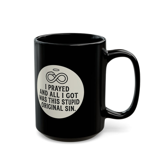 "Good Book Series Original Sin" Black Ceramic Mug