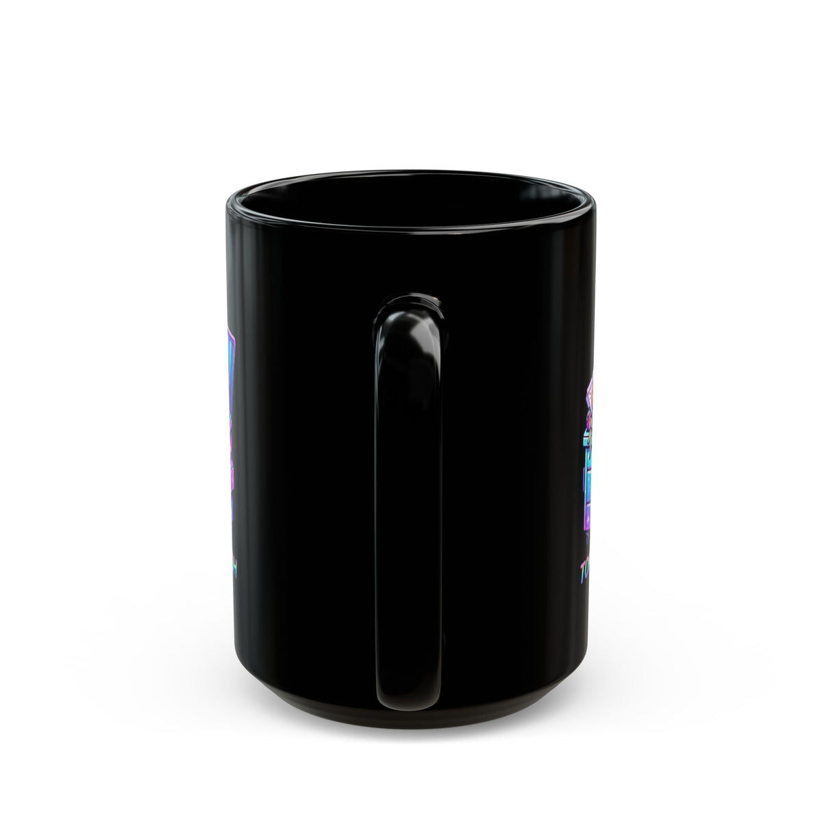 "Top Tier Trash" Black Ceramic Mug