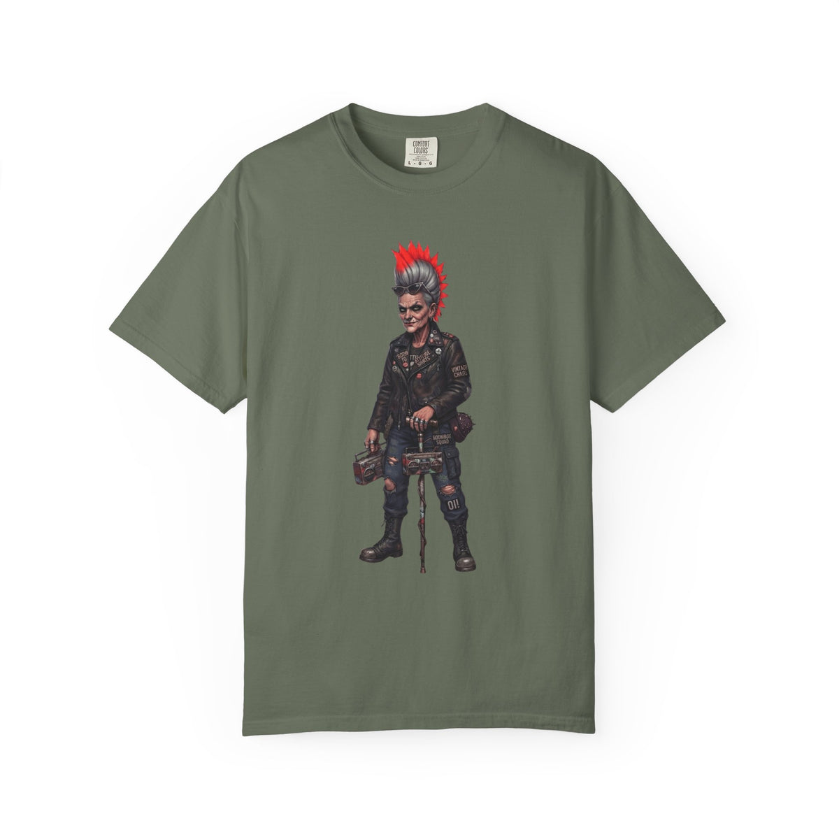 Color: Moss | Roxie Unisex Garment-Dyed Tee