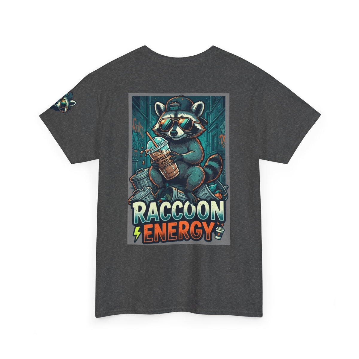 "Raccoon Energy" Premium Graphic Tee