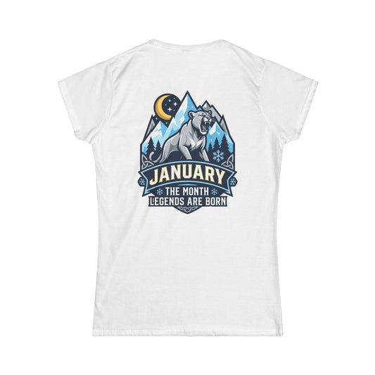 Color: White | January Legend Women's Tee