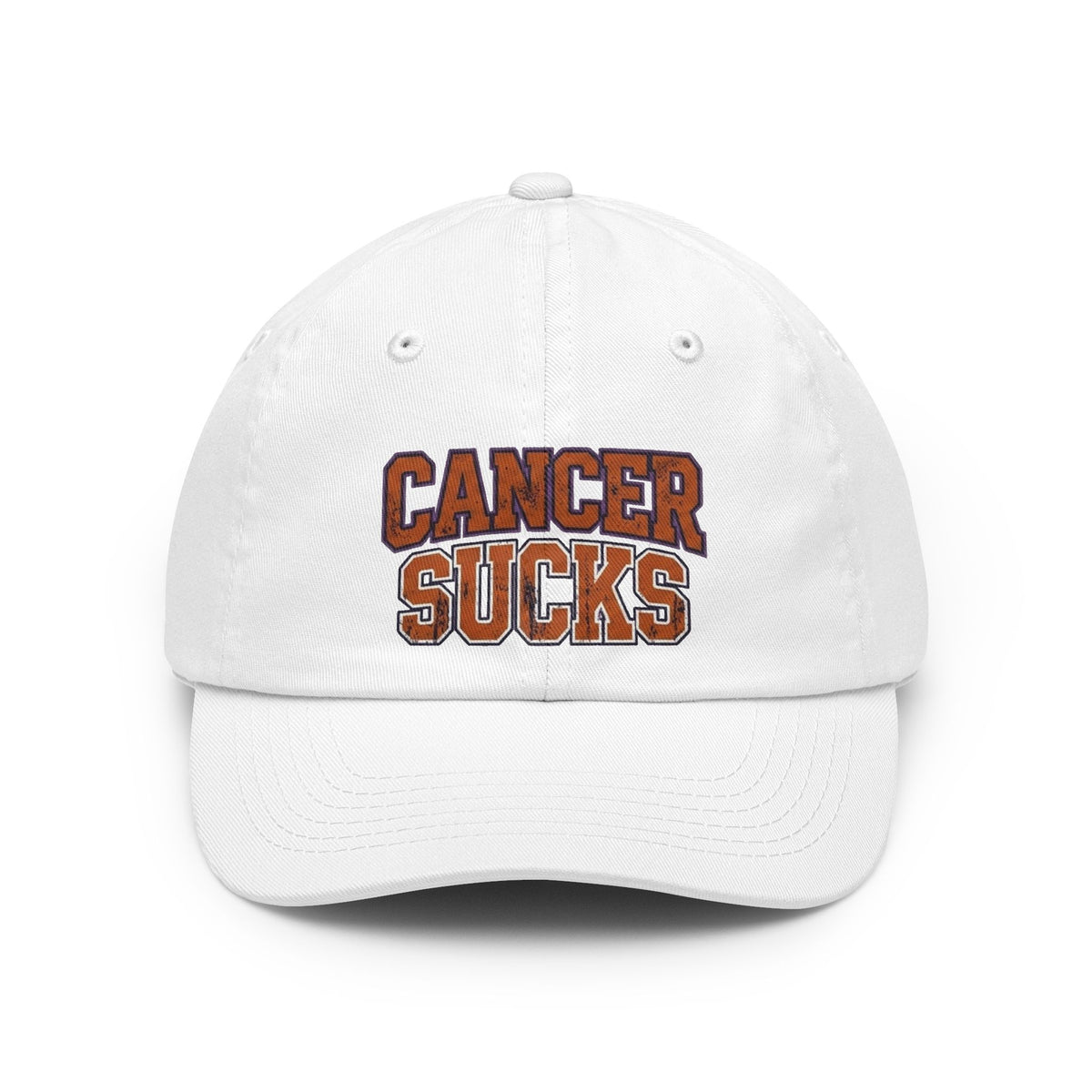 Color: White | Yeah, Cancer Sucks | Dad Hat — AttitudeShirts
