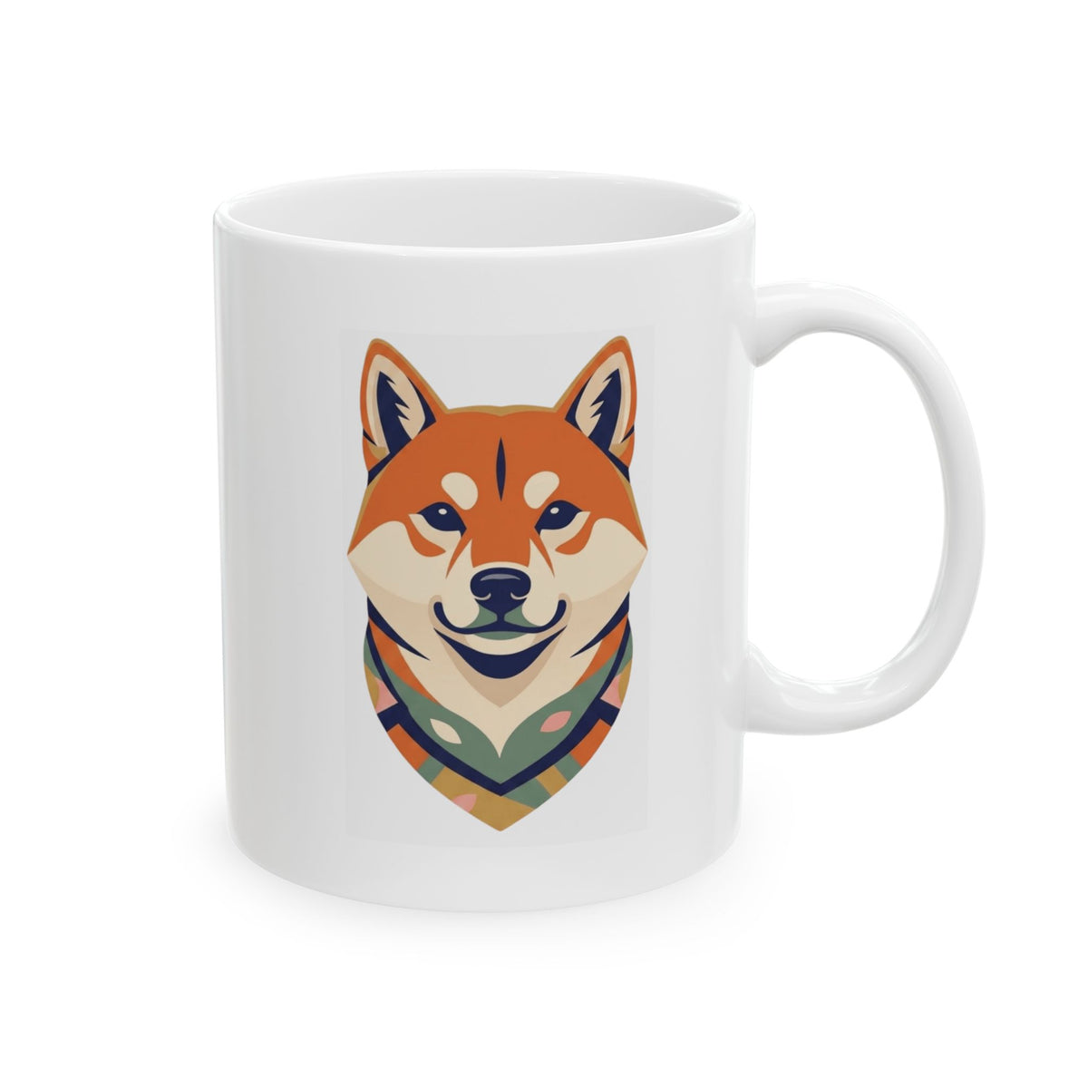 "Shiba Squad" White Ceramic Mug — Graphic