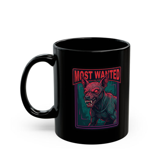 "Chupacabra (Puerto Rico-Latin America)" Black Ceramic Mug