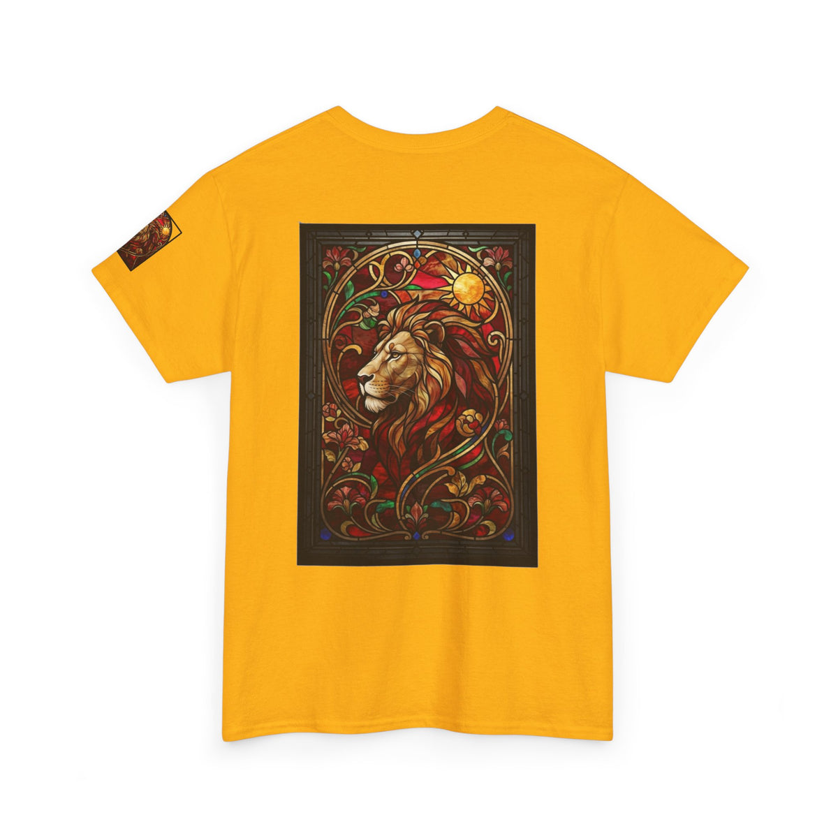 "Stained Glass Sign LEO" Premium Graphic Tee