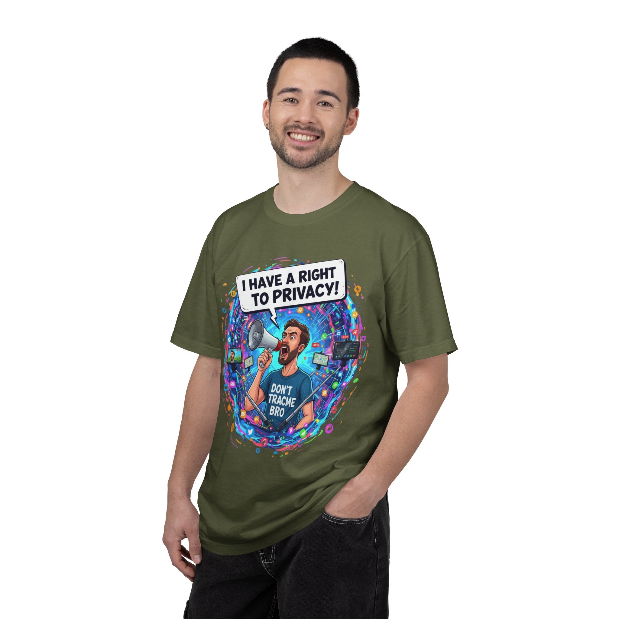"The Right to Privacy"  Unisex Garment-Dyed T-shirt