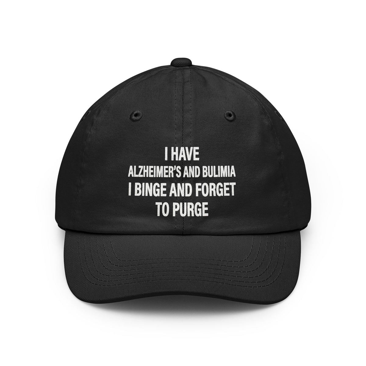 Color: Black | Binge But Forget to Purge Dad Hat