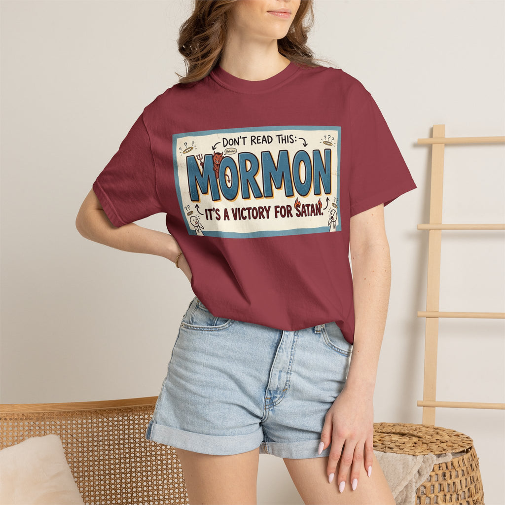 Devil's Dictionary: Mormon Edition | Garment-Dyed Tee — AttitudeShirts